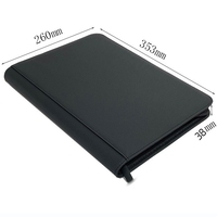 Classeur Premium pour Toploaders 4 ou 9 Pochettes, Contient 252 à 288 Cartes, Classeur Zippé pour Cartes Toploader, Classeur Personnalisé TCG 9 Pochettes pour Toploaders
