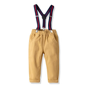 Pantalones de Niño, Nuevo Modelo, Pantalones para Bebé, Jeans Color Caqui con Tirantes, de China, Compra en Línea - Product Image 1