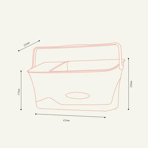 Práctico Organizador Colgante de Plástico para Pañales y Toallitas, Cesta de Almacenamiento para Bebés - Product Image 6