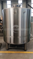 Réservoir d'eau glacée de qualité alimentaire SUS304, réservoir de refroidissement à glycol enveloppé, compatible avec le système de brassage