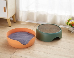 Smarty mèo hiện đại trong nhà mèo đồ chơi bốn mùa các tông sóng scratcher Carton Đóng Gói Đồ chơi Vật Nuôi - Product Image 1