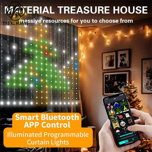 Светодиодные занавески на USB-питании – управление пикселями RGB, программирование граффити, готовность к умному дому с отображением текста - Product Image 4