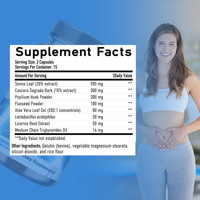 Capsules Détox et Nettoyage du Côlon Marque Blanche – Complément 7 Jours pour la Santé Digestive avec Poudre de Psyllium