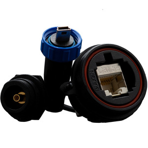British Bulgin Electrical Connectors Round Male Female ABS Housing Industrial Use - Product Image 4