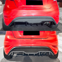 Pièces automobiles fournies par l'usine, diffuseur de pare-chocs arrière ABS noir brillant pour Ford Fiesta ST MK7 2008-2017