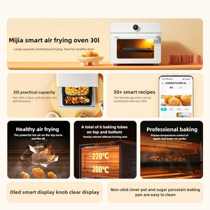 Xiaomi Mijia Nồi chiên không khí thông minh & lò nướng bánh Lò hơi 30L OLED nhà bếp lò vi sóng 3 trong 1 - Product Image 3