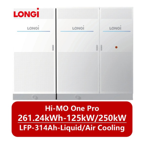 Sistema de Almacenamiento de Energía Solar Híbrido BESS en Contenedor Industrial y Comercial con Batería de Litio Longi Todo en Uno de 261.24kWh y 125kW - Product Image 1