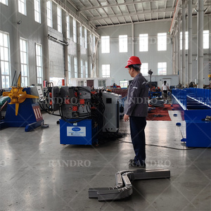 Kim loại tự động downspout máng xối Máy làm tròn và ống vuông downspout cuộn tạo thành máy - Product Image 2