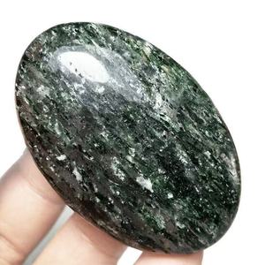 Piedra de Cuarzo Fantasma Verde para Jardín, Piedra de Palma Pulida con Patrón Floral, Gema Curativa DIY, Cristal para Manualidades y Decoración del Hogar, Venta al por Mayor - Product Image 5