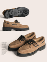 Mocassins Homme Marron en Daim Véritable avec Doublure en Cuir Respirant, Semelle en Caoutchouc Durable Antidérapante, Logo Personnalisé Accepté - Vente en Gros
