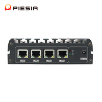Mini PC industriel sans ventilateur avec processeur J4125, ports COM RJ45, LAN 2.5G, RAM DDR4 pour ordinateur industriel et accessoires