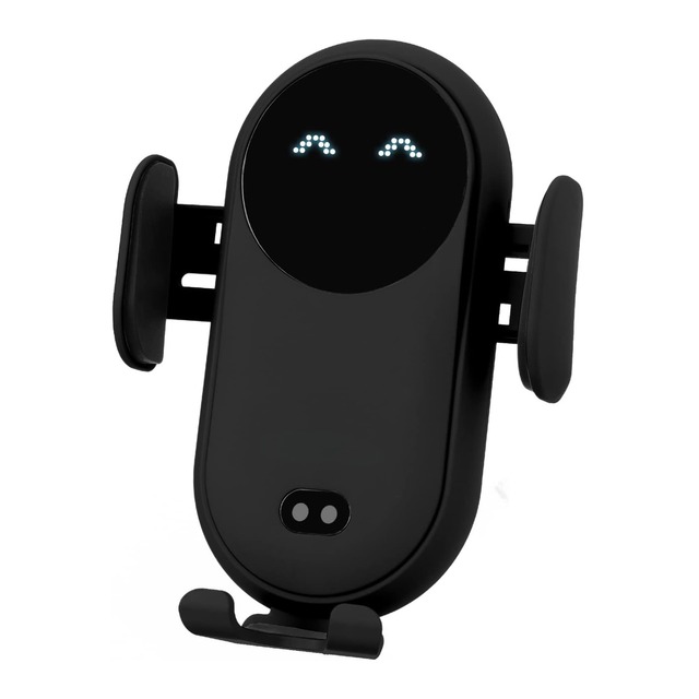Automatic Clamping Wireless Car Charger Fast Magnetic Phone Holder with Air Vent Mount for Smartphones