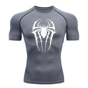 T-shirt de compression pour homme, soutien musculaire, entraînement, respirant, haute élasticité, performance pour les <span class=keywords><strong>vêtements</strong></span> de sport de plein air - Product Image 5