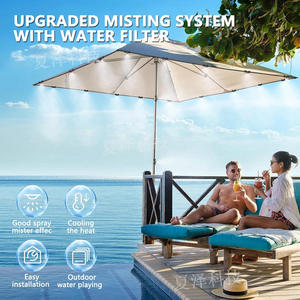 Système de brumisation amélioré avec filtre à eau, double effet filtrant, sans fuite, sans blocage, pour le refroidissement des jardins, des patios extérieurs et des balcons - Product Image 2