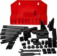 Kit de serrage 58 pièces M8/M10/M12/M14 - 45 #   Ensemble de serrage pour pièces en acier pour l'usinage industriel