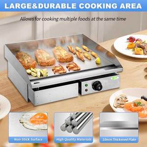 Commercial Restaurant Equipment Top Quality Electric Griddle Electric Flat Top Griddle Hot Griddle Plate Stainless Steel - Product Image 2