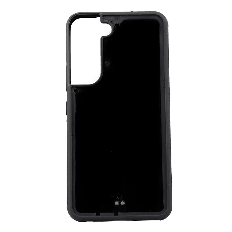 1 MM Hydrid PC+TPU Telefonhülle für Samsung Galaxy S23/S23 PLUS/S23 ULTRA Rillenhülle Einlage Leder-Holzhülle