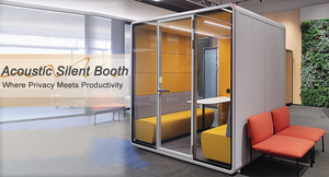 Cabine insonorisée à design enveloppé, cabines de bureau silencieuses, cabines de <span class=keywords><strong>réunion</strong></span> privées, cabine téléphonique insonorisée, cabine de consultation médicale insonorisée - Product Image 2