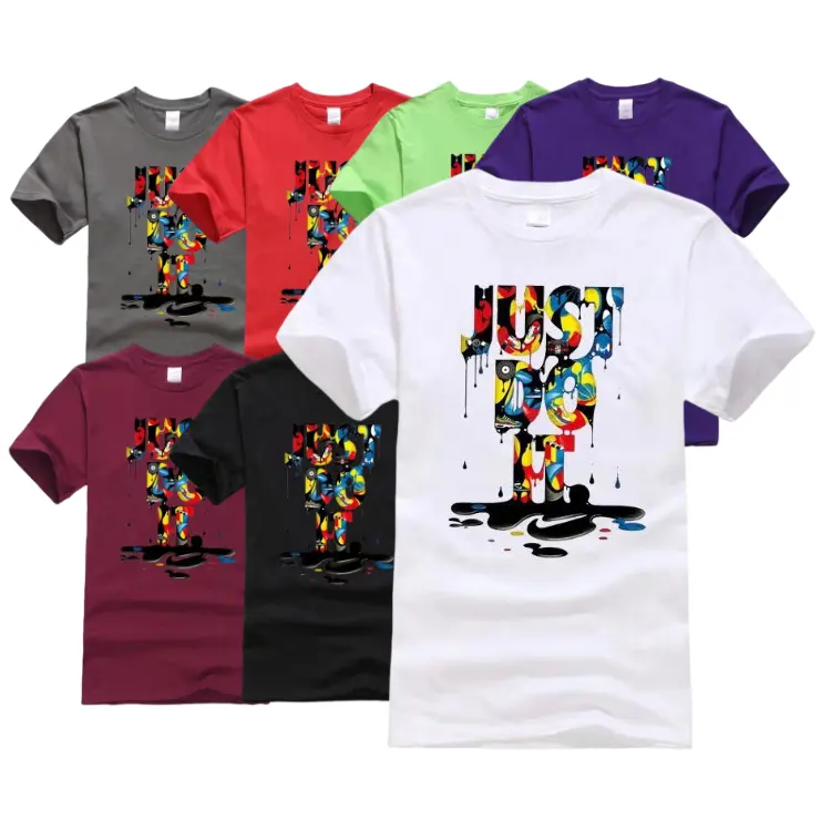 सस्ते 2021 नई फैशन गर्मियों में 60% कपास कस्टम टीशर्ट 15 रंग पत्र ग्राफिक लघु आस्तीन पुरुषों Tshirt आकस्मिक शर्ट