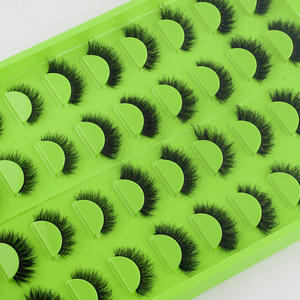 Cils en Faux Vison Personnalisés en Gros, Nouveaux, Ultra-doux, Bande Complète, Super Fins, 3D, Réutilisables, en Cheveux Synthétiques, Effet Naturel Œil de Chat - Product Image 6