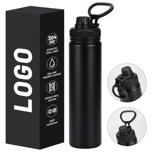 하이 퀄리티 BPA Free 18oz 22oz 25oz 32oz 뚜껑이있는 스포츠 절연 물병 사용자 정의 로고 품질 스테인레스 스틸 식품 등급 - Product Image 1