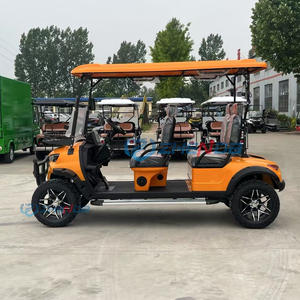 <span class=keywords><strong>Voiture</strong></span> <span class=keywords><strong>de</strong></span> golf électrique confortable blanche 4 places avec sièges réglables antidérapants Idéale pour les zones <span class=keywords><strong>de</strong></span> loisirs des villages <span class=keywords><strong>de</strong></span> retraite - Product Image 3