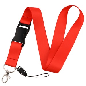 IStapromo Gifts Factory Cheap Fast Delivery Pure Colors Neck <b>Polyester</b> Sublimation Id Card Holder Gift Promotional <b>Lanyard</b> - Product Image 1