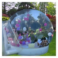Bulle rebond maison ballons soufflant à l'intérieur de cristal clair igloo dôme gonflable tente à bulles