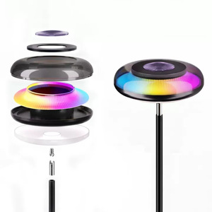 Lámpara de Pie con Proyector 2 en 1, Iluminación de Doble Cara, Luz LED RGB Inteligente, Lámpara de Pie Alta - Product Image 1