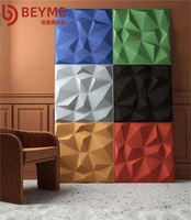 Panneaux acoustiques muraux 3D industriels modernes, nouveau design, feutre polyester insonorisant, décoratifs pour l'intérieur, certifiés CE, OEM