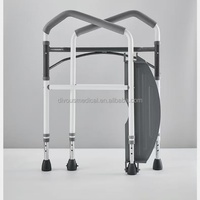 Barre d'appui pliable robuste pour lit d'appoint pour personnes âgées, réglable en hauteur, pour toilettes