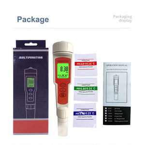 Testeur numérique 4-en-1 de pH, EC, TDS et température pour l'eau et l'hydroponie – Précision DWC – Stylo testeur de pH et EC (PPM) pour l'eau - Product Image 3