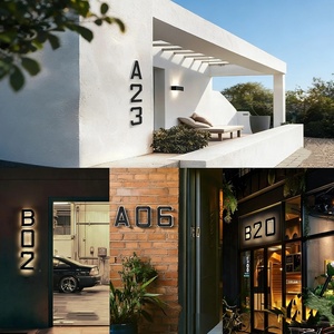 Números de Casa Inteligentes con Energía Solar, Placa de Dirección Impermeable de 9 Pulgadas con Iluminación Automática LED, Duración de la Batería de 10-12 Horas - Product Image 5