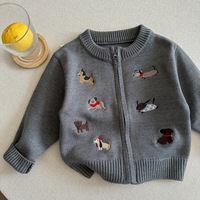 JYS Factory - Vente en gros de pulls pour enfants pour le printemps et l'automne, tenues d'automne pour garçons et filles, vêtements en tricot pour bébés, nouveaux arrivages, cardigans pour garçons