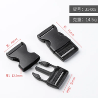 Boucles à dégagement latéral en plastique personnalisées de 32 mm, clips réglables pour sangles de sac, accessoires pour sangles de sac à dos