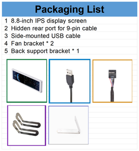 <span class=keywords><strong>Écran</strong></span> intelligent TURZX 8.8 pouces avec sortie vidéo HD 1920X480 Module d'affichage USB Type C LCM Modules LCD à <span class=keywords><strong>écran</strong></span> étendu - Product Image 6