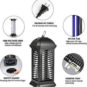 Anti-moustiques d'extérieur et d'intérieur, puissance de 18 W et 4400 V, répulsif instantané contre les moustiques, efficacité de contrôle des insectes augmentée de 100 % - Product Image 4