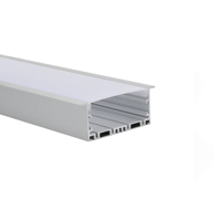 La coutume 6063 a mené l'extrusion en aluminium superbe mince de canal de profil