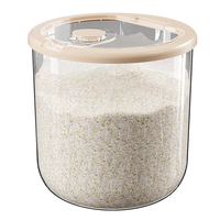 Conteneur de stockage de riz de qualité alimentaire de 10 kg, bac en plastique hermétique, résistant à l'humidité et aux insectes pour le stockage des céréales dans la cuisine