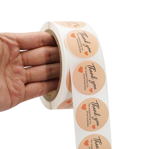 Etiquetas Adhesivas Personalizadas con Logotipo, Tarjetas de Agradecimiento, Etiquetas para Correo, Papel Kraft Impermeable, Personalización Aceptada - Product Image 3