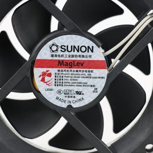Ventilateur axial de refroidissement électrique OEM pour armoire, SUNON MA2082-HVL.GN, 80x80x25mm, 220-240VAC, 215/225mA, 4.6W, 3200/3300RPM, 40/41CFM - Product Image 6