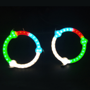 Nuevo Ojo <span class=keywords><strong>de</strong></span> Ángel RGB color persiguiendo LED Sharingan halos flow Series 2PCS - Product Image 1