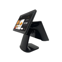 POS-терминал с двумя сенсорными экранами 15,6 дюйма, Windows 7/10/11, с принтером чеков, напрямую от производителя, OEM/ODM