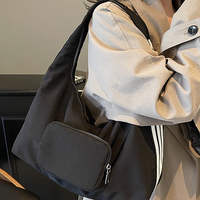 Sac fourre-tout à motif géométrique pour femme avec bandoulière unique, sensation premium, sac à bandoulière tendance pour voyage, automne/hiver 2025