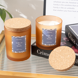 Sang Trọng 17Oz Nến Thơm Biểu Tượng Tùy Chỉnh Sáp Đậu Nành Nến Nút Chai Nắp Lớn Xmas Nến Hương Thơm Quà Tặng Cho Trang Trí Nội Thất Kỳ Nghỉ Kỷ Niệm - Product Image 4