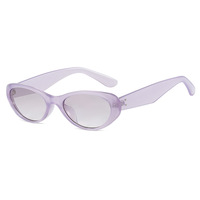 Lunettes de soleil œil de chat rétro Y2K 2026 pour femmes et hommes, petites lunettes de soleil ovales de luxe, protection UV400, lunettes de soleil vintage, lunettes de mode