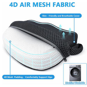 Coussin de confort pour spa en maille 3D lesté, taille personnalisable, base antidérapante, à absorption rapide, pour bain à remous adulte, découpe par estampage - Product Image 3