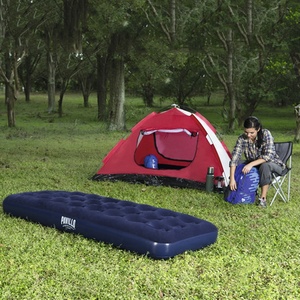 Pvc Tùy Chỉnh Thoải Mái <span class=keywords><strong>Inflatable</strong></span> Ngủ Đổ Xô Đệm Không Khí, Duy Nhất Cắm Trại Nệm Không Khí - Product Image 4