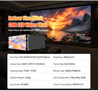 UHLED P1.8 İç Mekan COB LED Ekran Yüksek Kontrastlı Flip Chip Teknolojisi Video Duvarı Cob 7680Hz Yenileme Hızı Sergi Salonu için