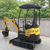 Nouvelle conception de mini-excavatrices Kubota avec moteur EPA, excavatrice à chenilles, excavatrice compacte
